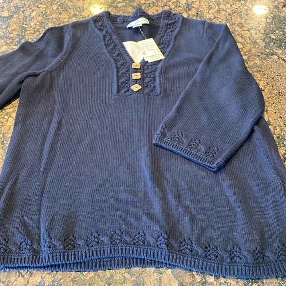 Brand new with tags. Women’s medium Christopher and Banks v neck sweater. - Picture 1 of 4